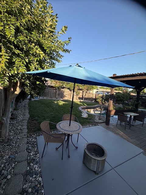relaxing area