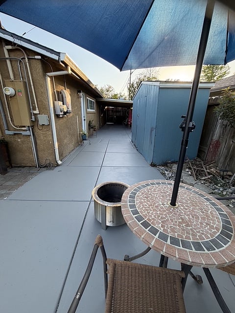outside studio entrance