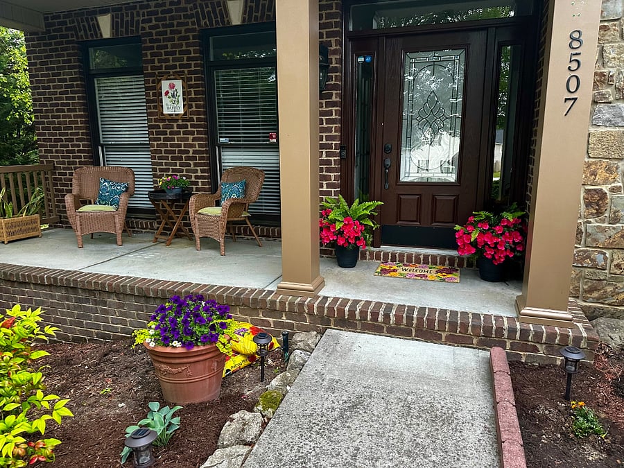 Front porch.