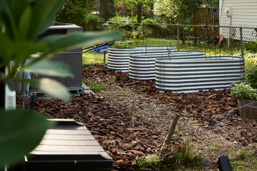 Owner's Vegetable & Herb Garden (maintained by owner; guests can harvest as desired)
