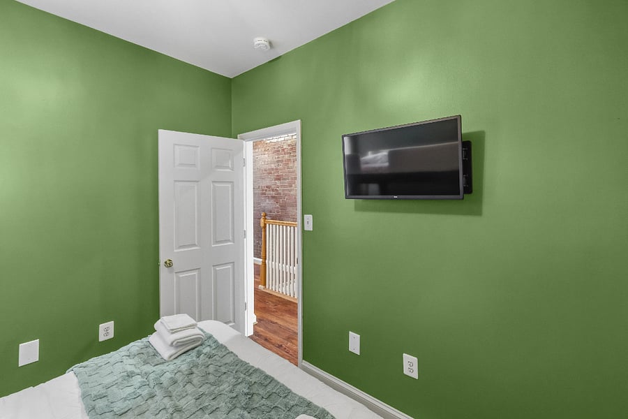 Bedroom #2 with smart TV