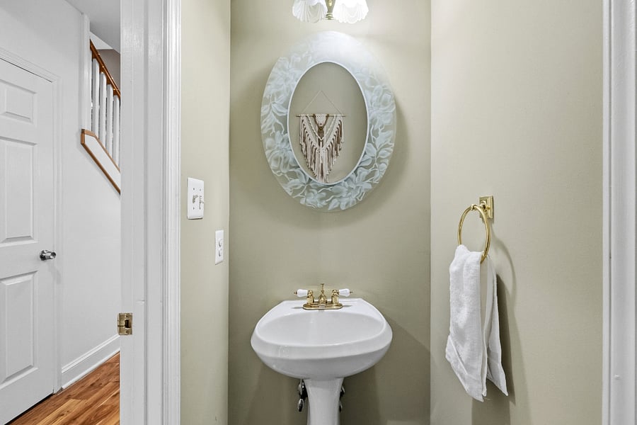 Powder Room on Main Floor