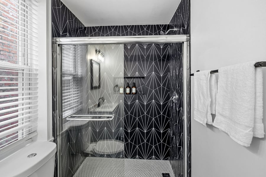 Hallway Bathroom shared by Bedroom #2 and Bedroom #3