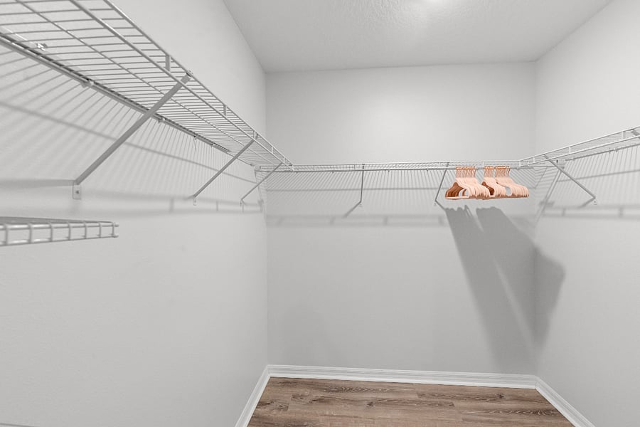 Primary suite - walk in closet