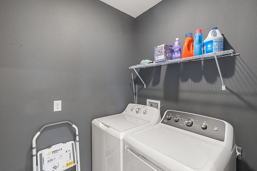separate laundry room