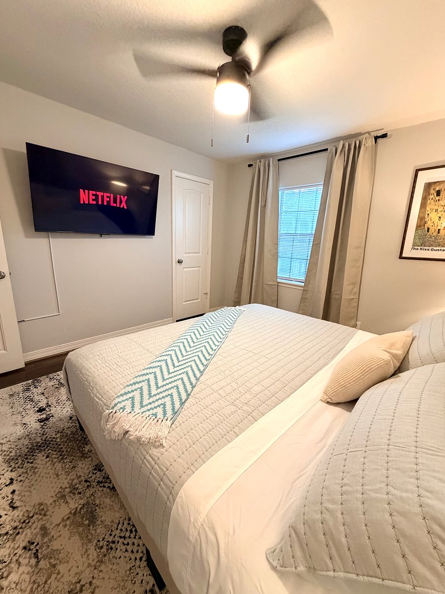 Primary bedroom with King bed 
