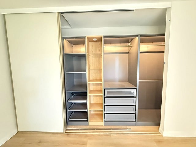 Master bedroom closet system
