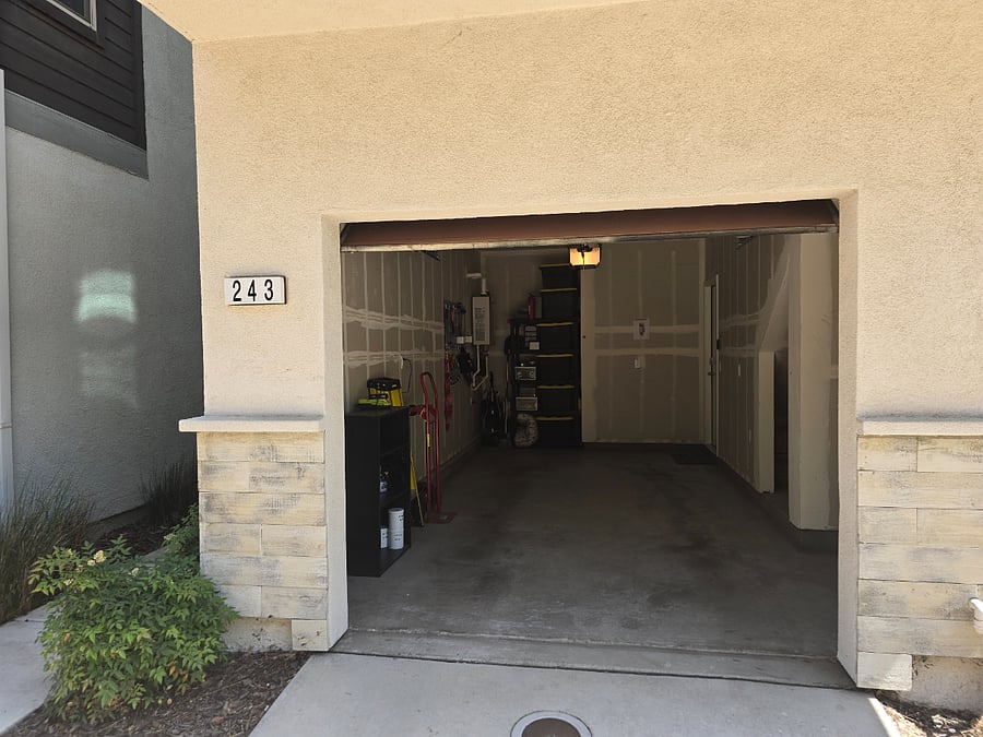 Garage door entry