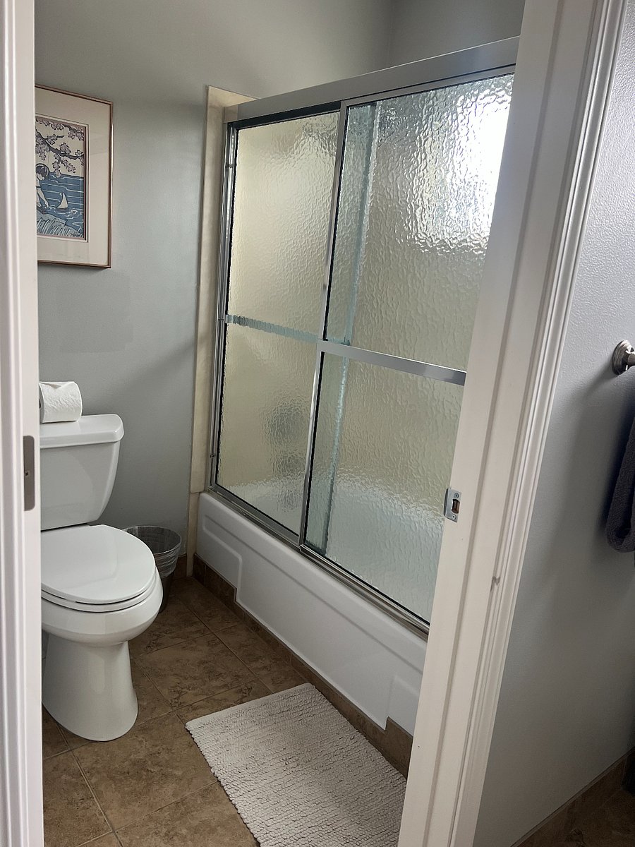 Private bath (or shared if you and a colleague each rent a room).