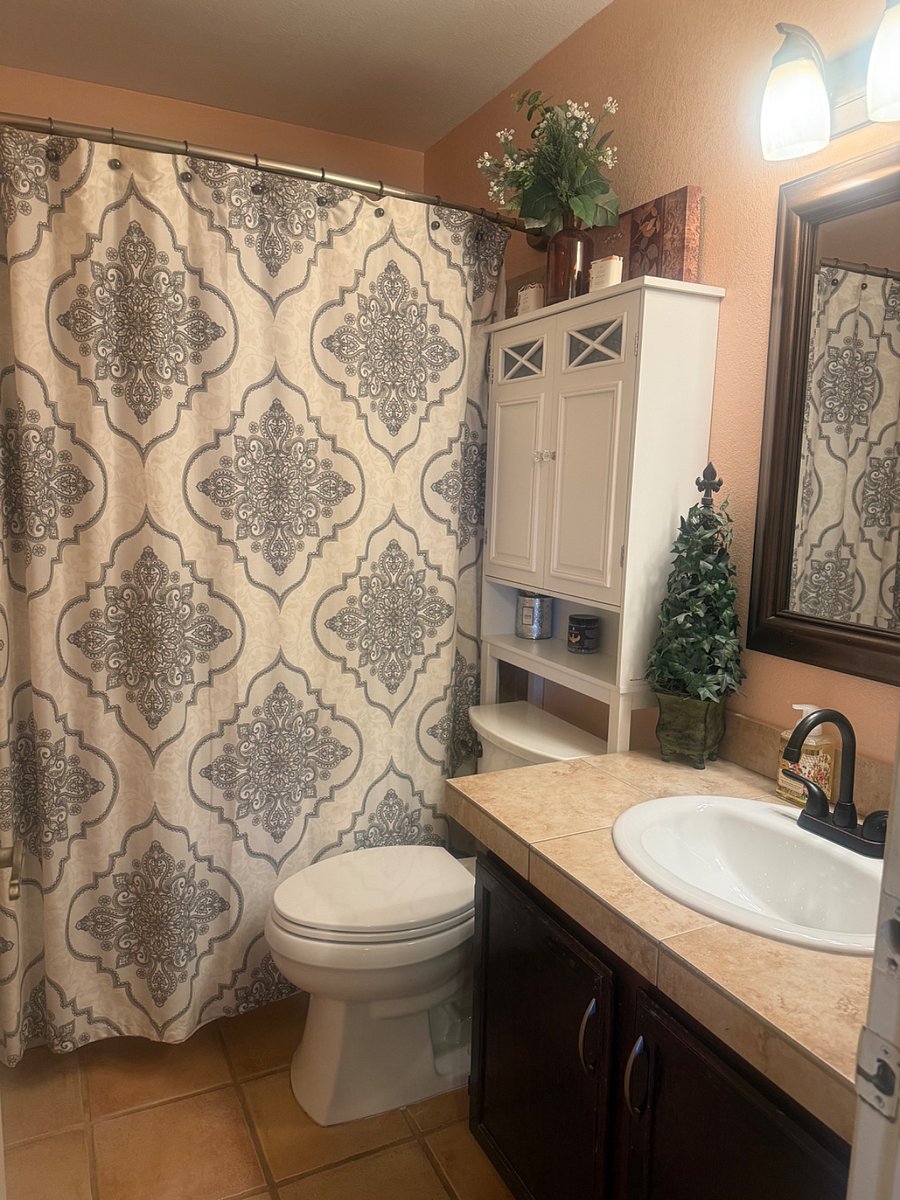 master bath, tub and shower.