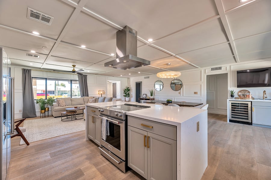 Fully equipped kitchen with everything you need.