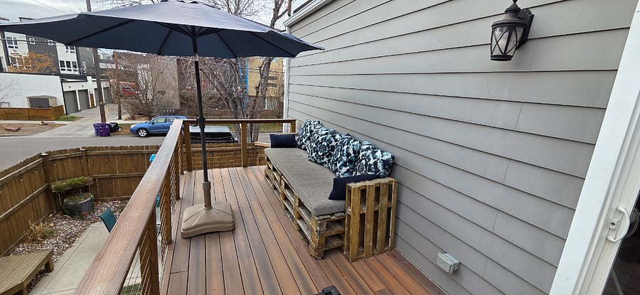 Deck off main floor