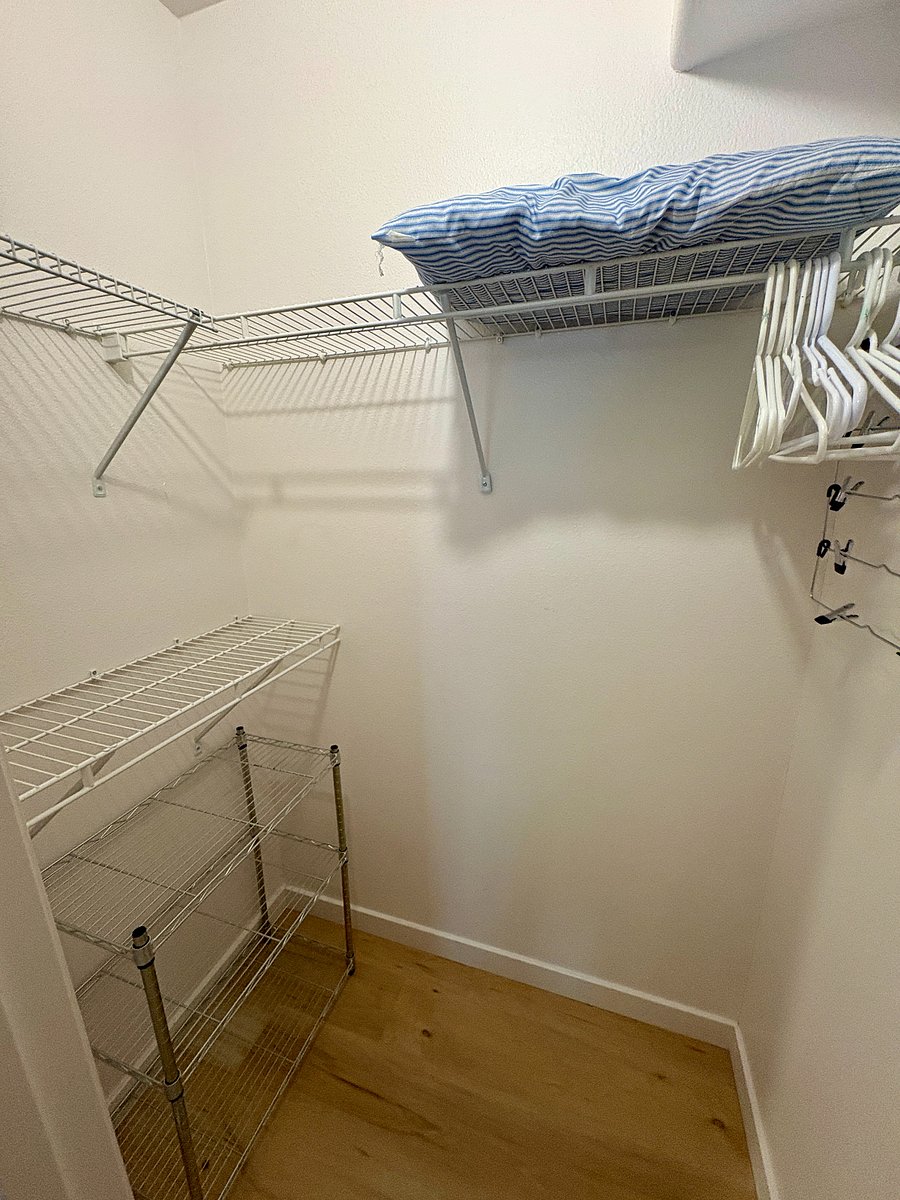 In room closet