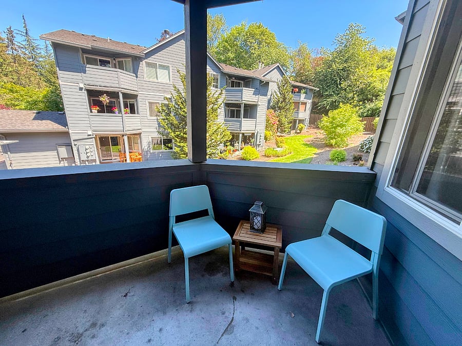 Private patio