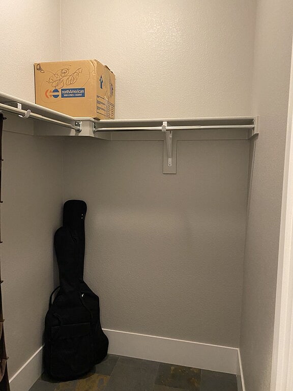 Vestibule closet and closet for 1st floor bedroom.
