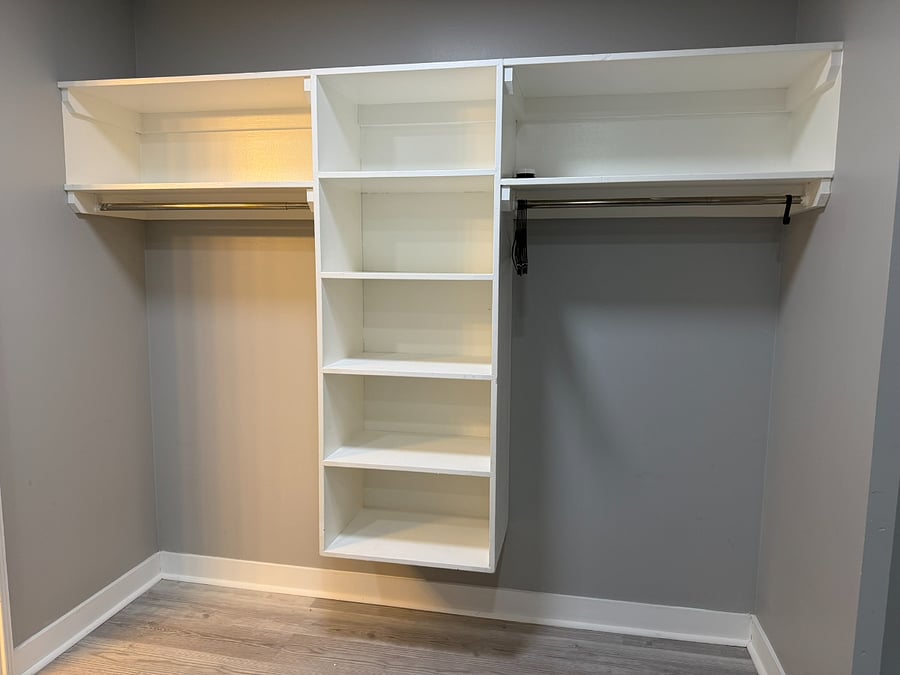 Bedroom closet space