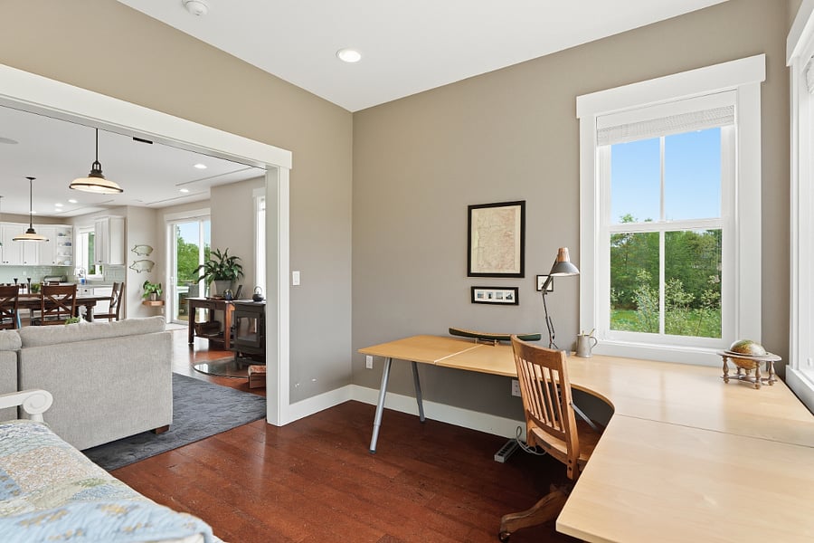 Large desk for ease of work from home