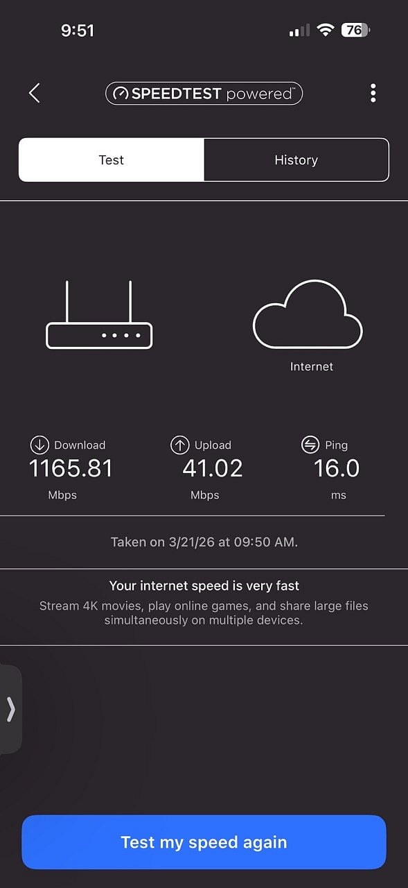 Wifi Speeds, not ethernet