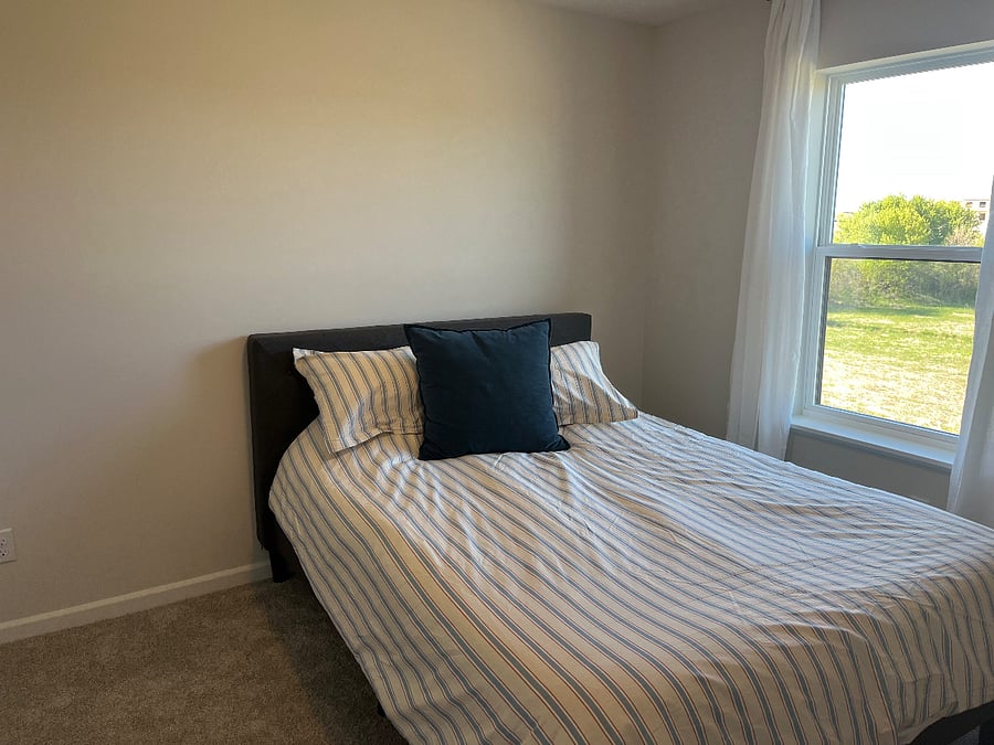Professional cleaning service comes regularly.