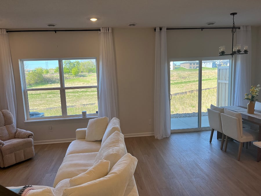 View of backyard privacy.