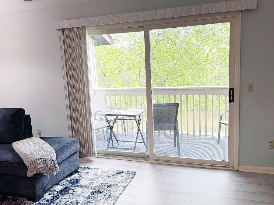 Living Room Looking to Balcony
