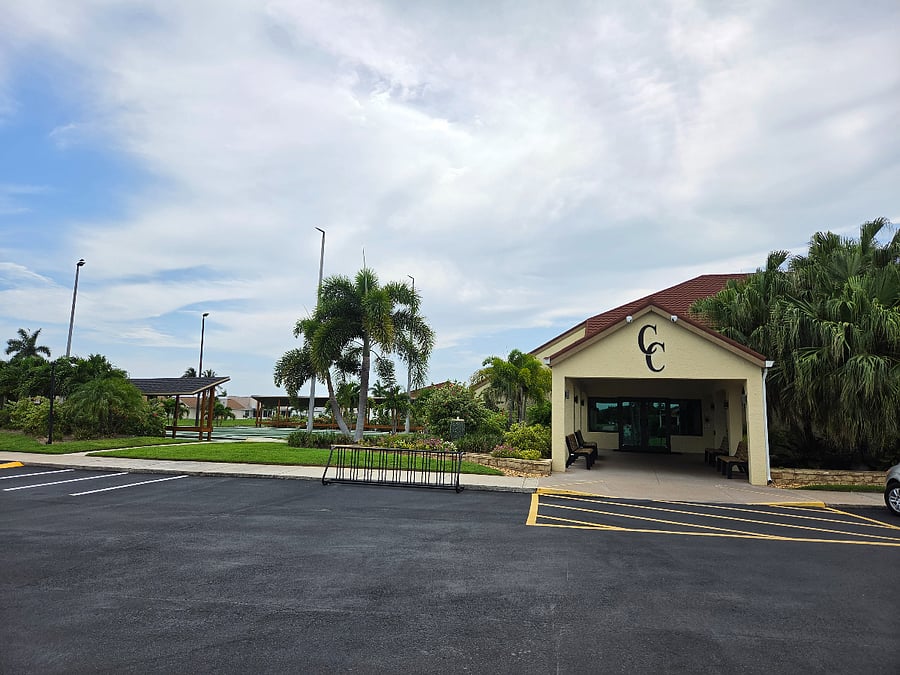 Clubhouse with weight room