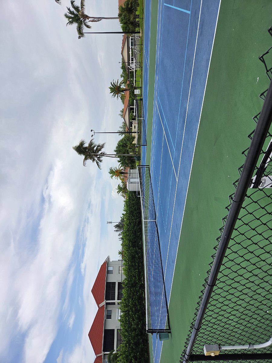 Tennis/pickle ball court