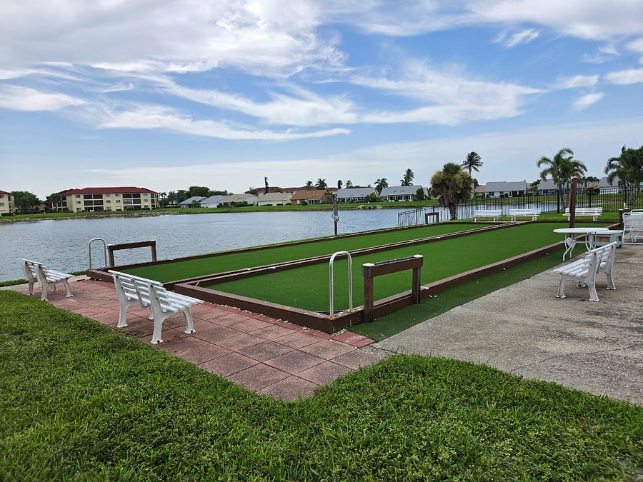 Bocce court