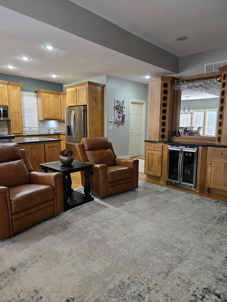 Hearth room and kitchen