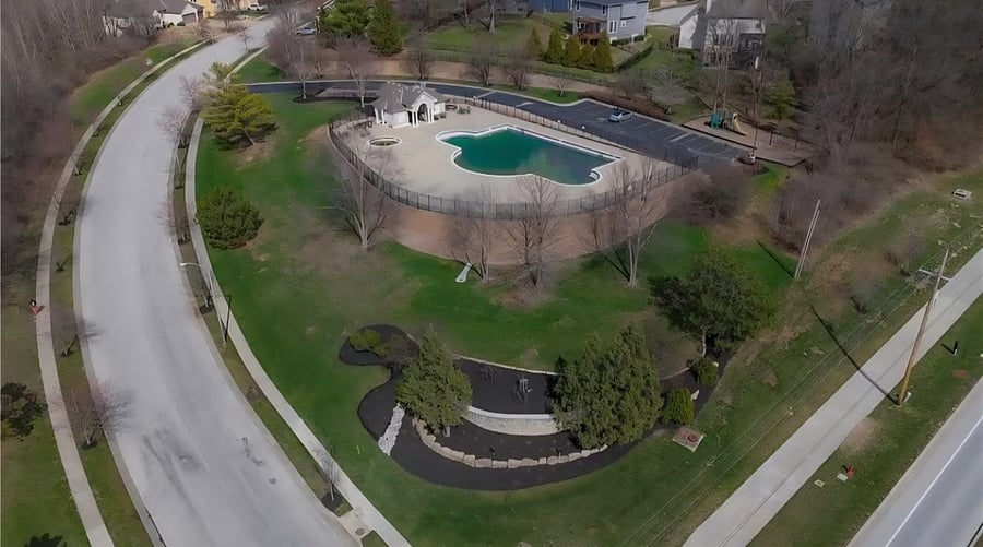 Entrance to Oakwood Forest and neighborhood pool