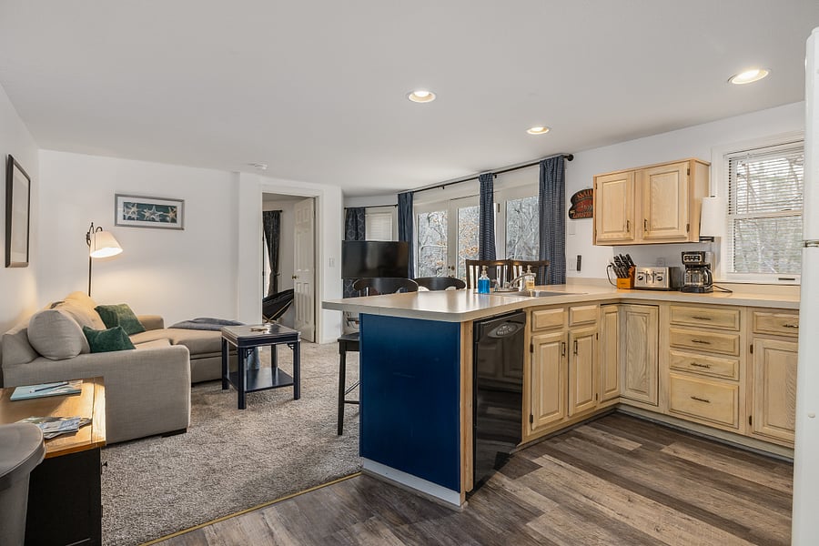 Kitchen and Living Room