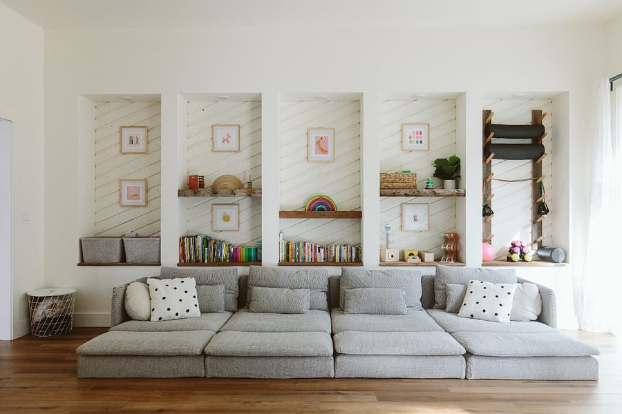 Massive Family / Play Room in Main Level near entry