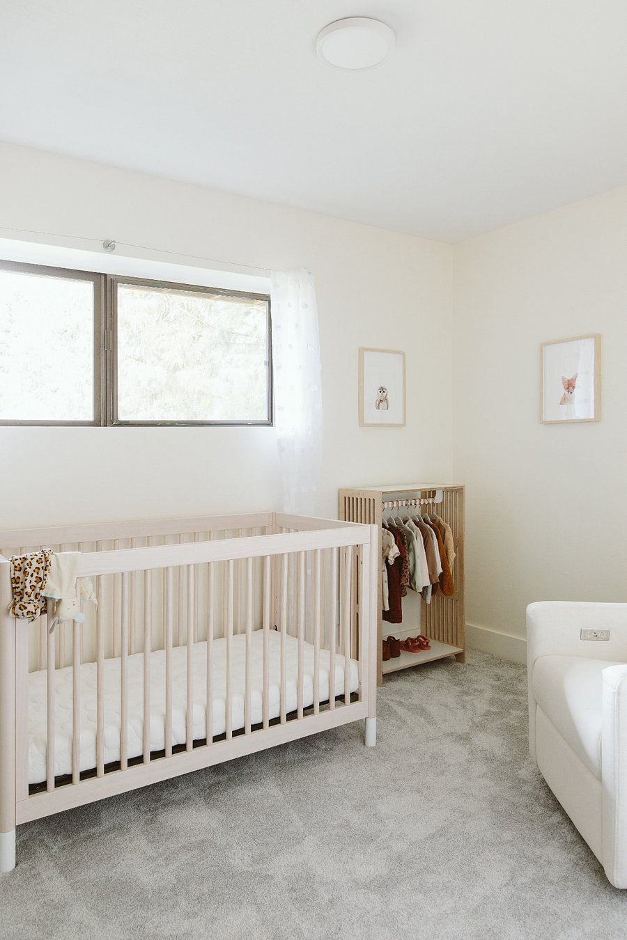 Full-Size Babyletto Crib & Rocking Chair in Lower Level Bedroom 3