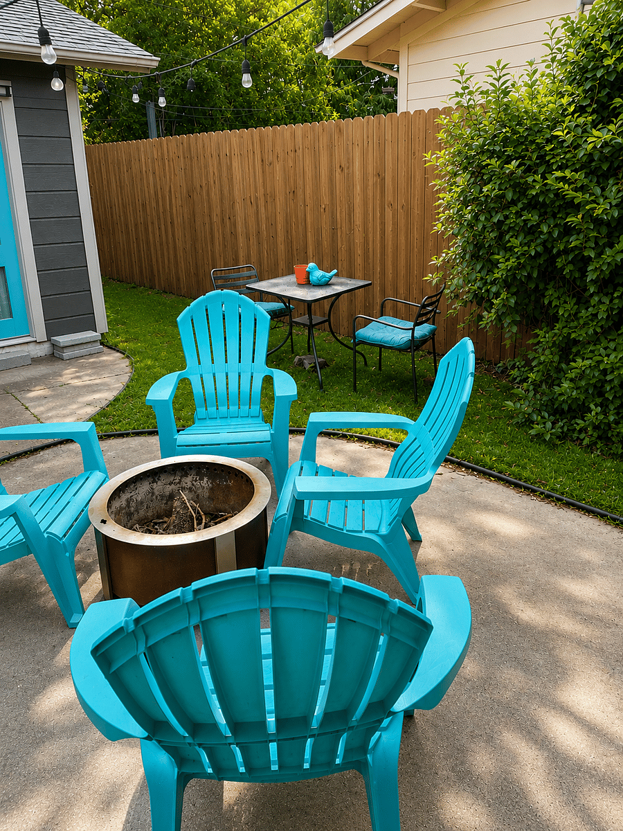 Fenced Courtyard + Firepit
