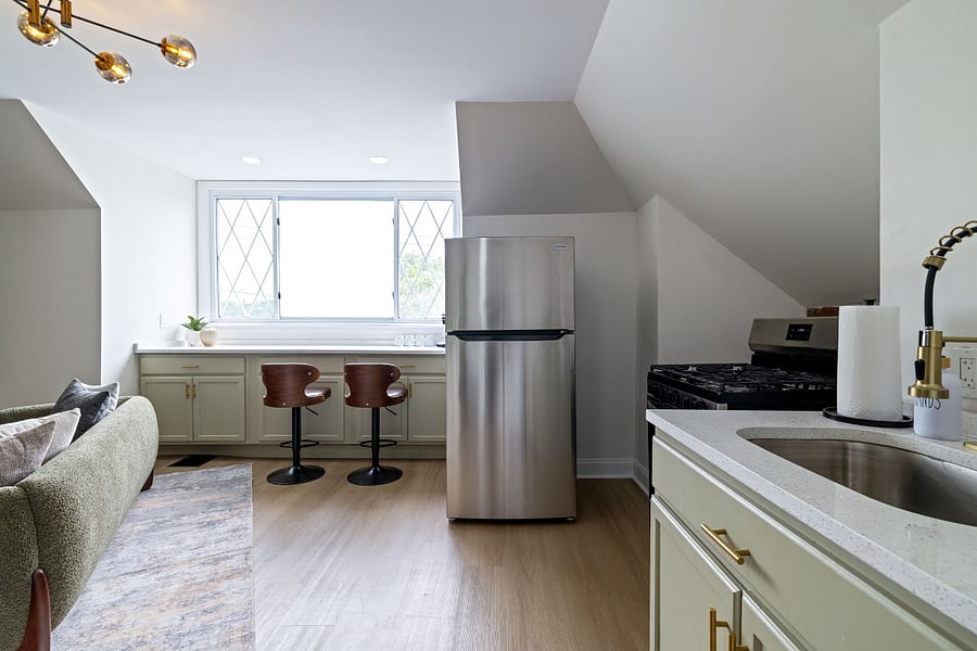 Kitchen with Fridge