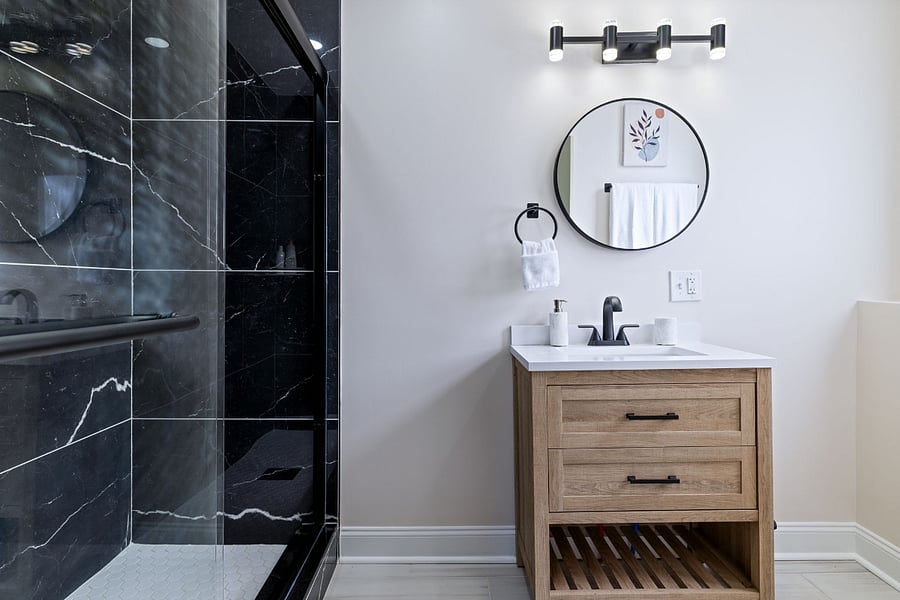 Bathroom vanity.