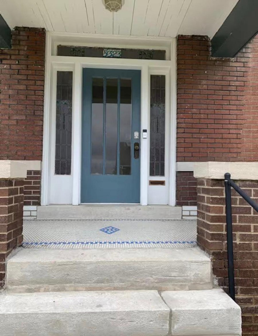 Covered front porch