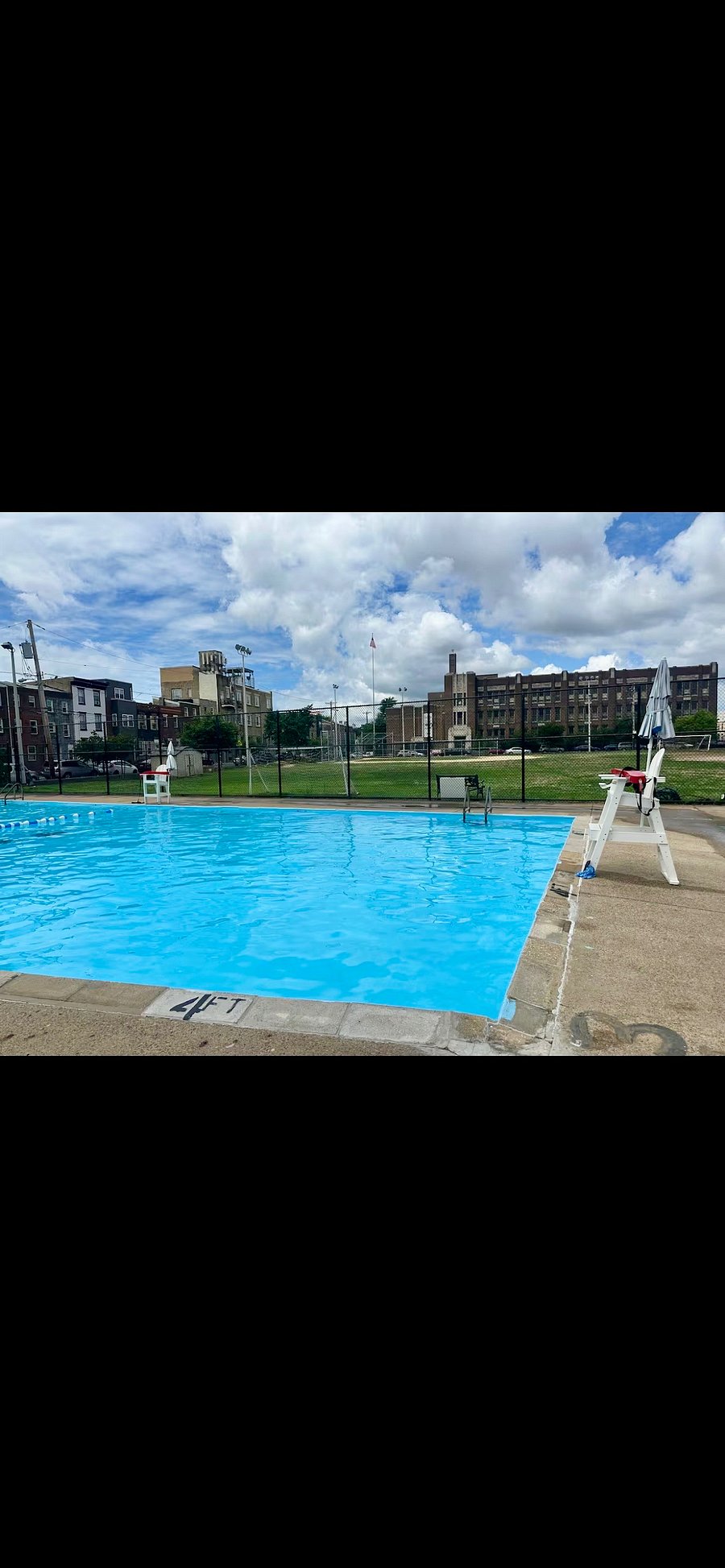 Free public Summer swimming pool