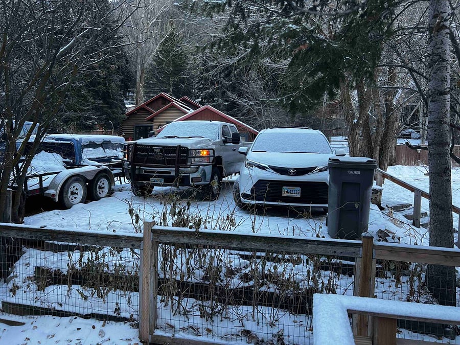 two dedicated parking spots