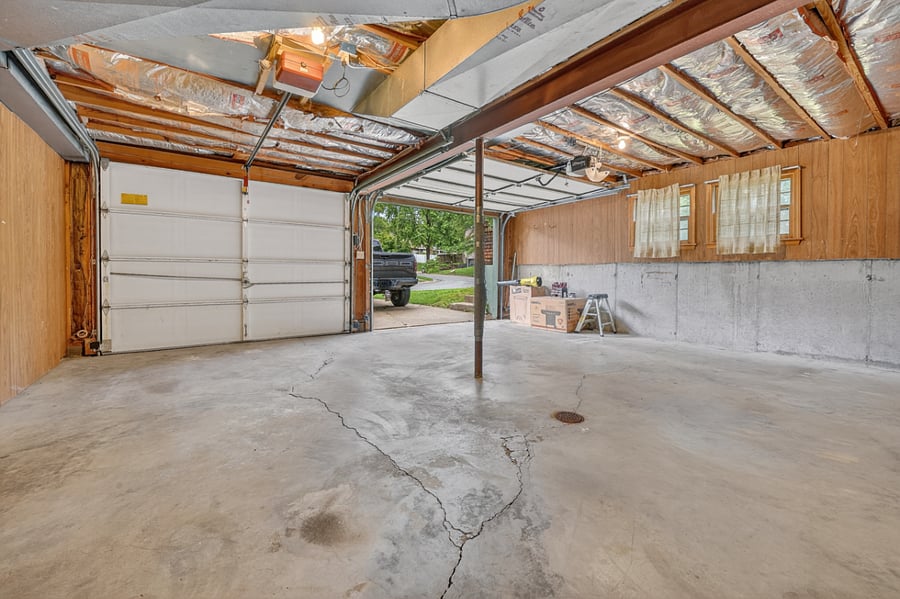 Spacious multi car garage with open layout and flexible functionality for everyday convenience.