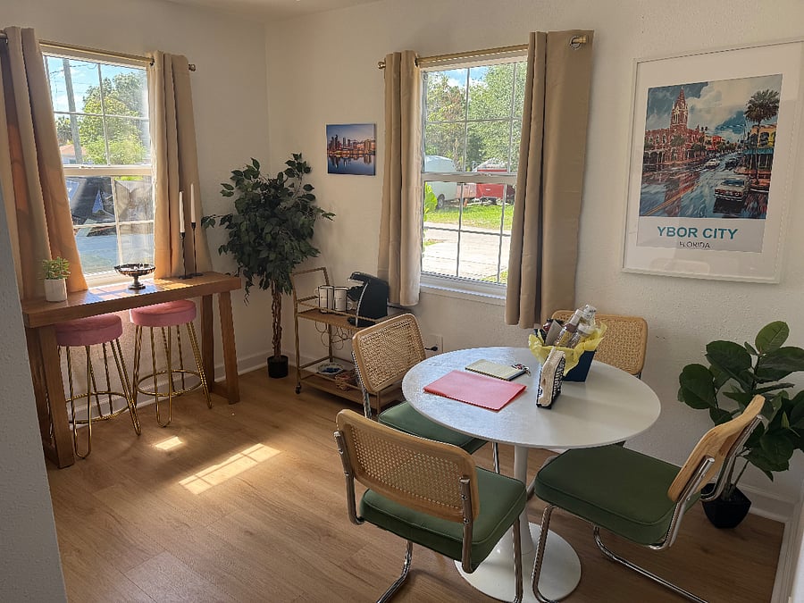 Dining area, just off kitchen