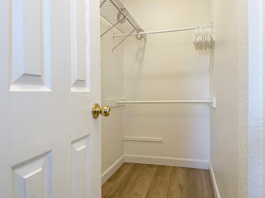 Bedroom #1 walk-in closet.