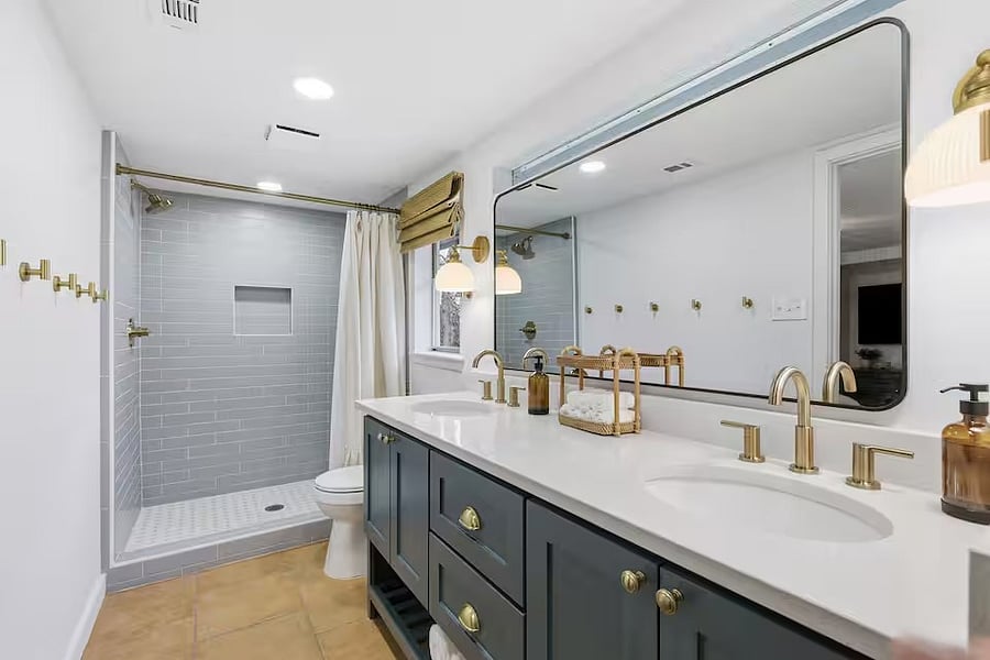 Master bathroom