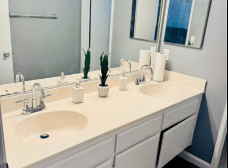 Shared bathroom