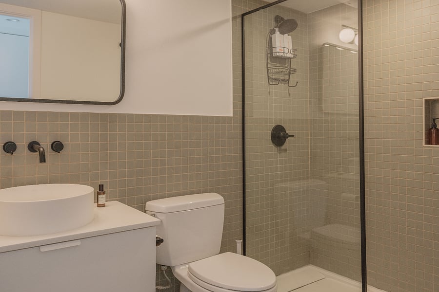 Custom modern tile bathroom