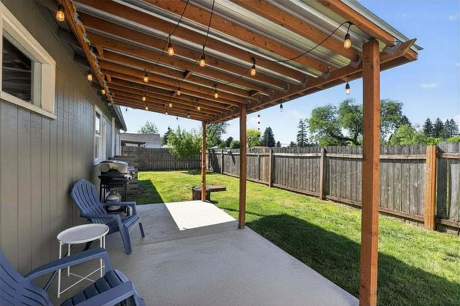 Back patio