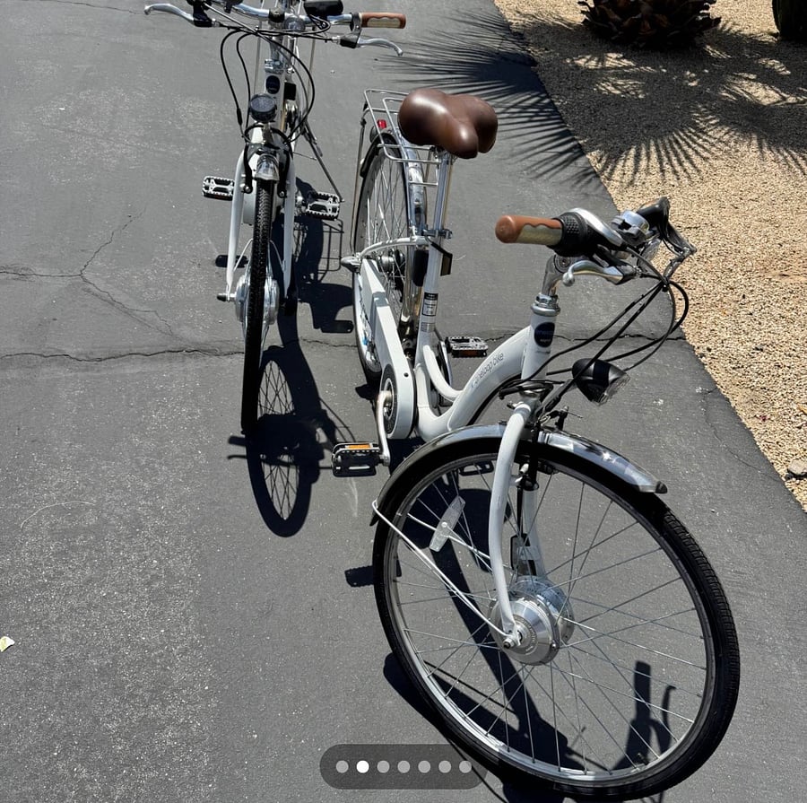 Two bikes available for as an additional amenity with the property 