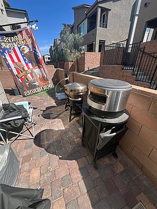 Recteq smoker and Solo Pi  pizza oven