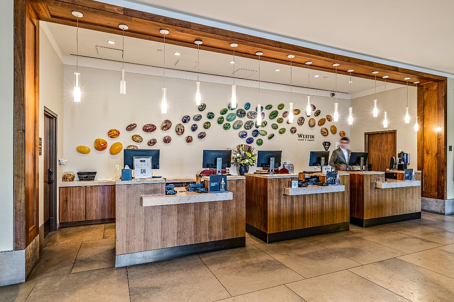 Resort front desk (staffed 24/7)
