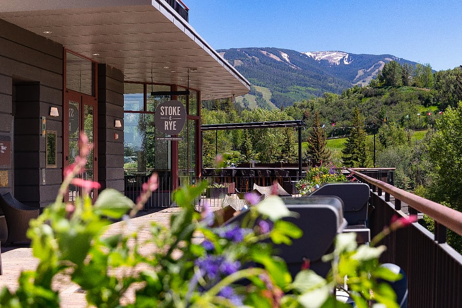 On-site Stoke & Rye dining (outdoor seating in summer)